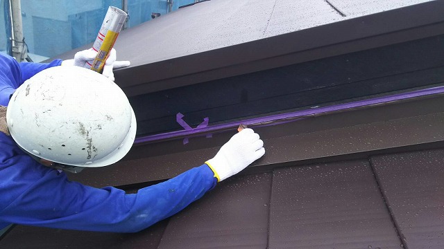 長久手市で葺き替え工事の施工完了、既存カラーベストを解体し新たなカラーベストを施工しました